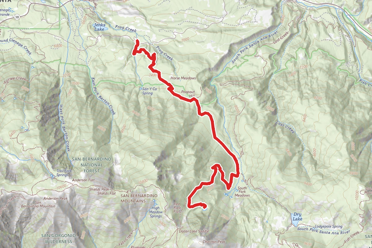 South Fork to Dollar Lake Trail