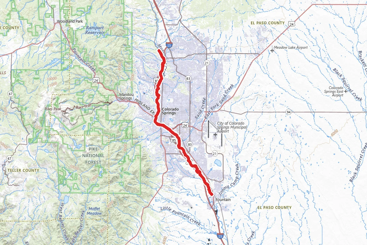 Pikes Peak Greenway Trail