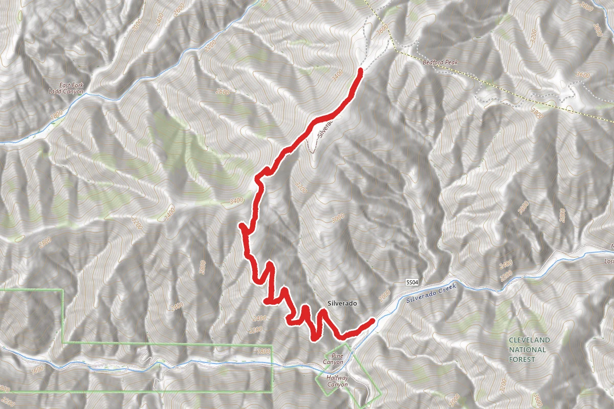 Silverado Canyon Motorway Trail