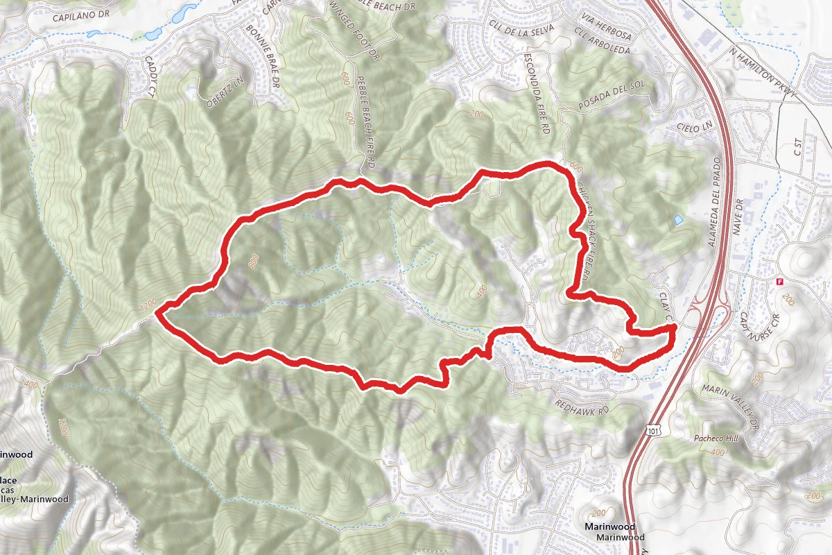 Chicken Shack and Big Rock Ridge Road Loop