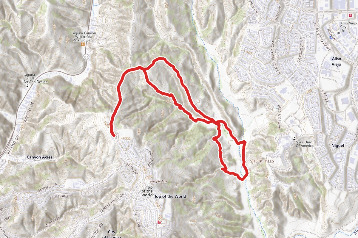 Mathis Canyon and Car Wreck Trail Loop