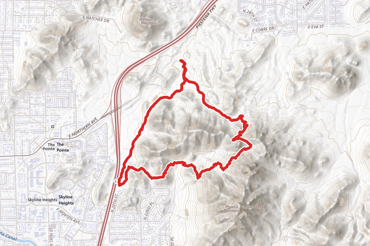 Perl Charles and Voaz Loop Trail