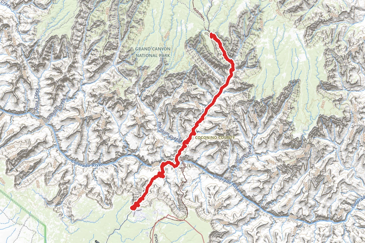 Rim to Rim - Bright Angel Trail to North Kaibab
