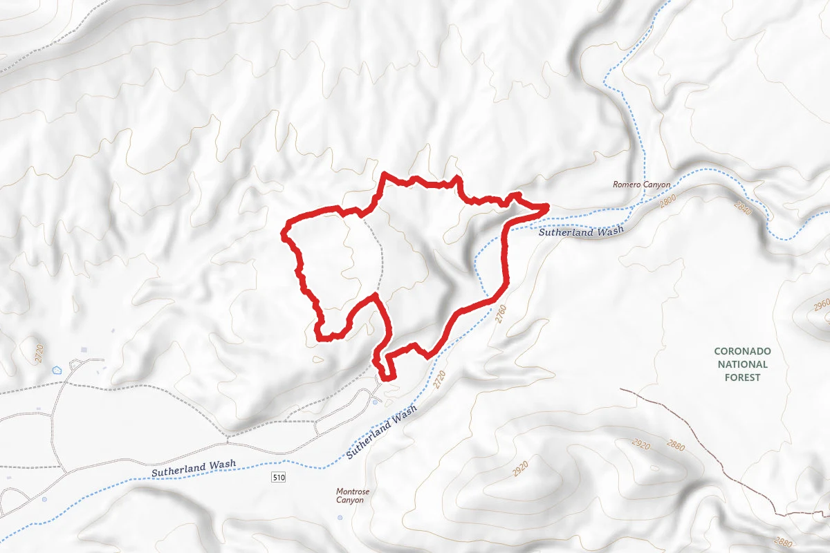 Sutherland, Trail Link, and Nature Trail Loop