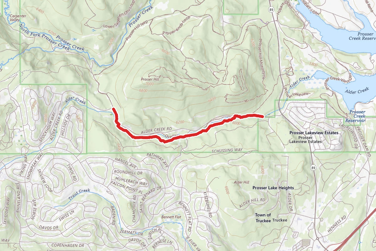 Emigrant Trail to Alder Creek Out-and-Back