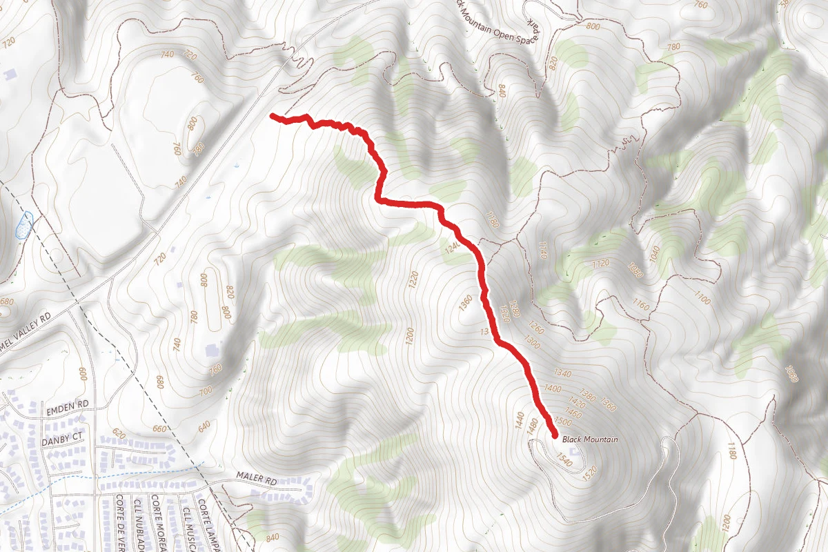Black Mountain via Glider Point Trail
