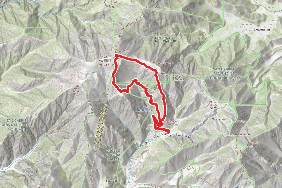 Mount Baldy via Register Ridge