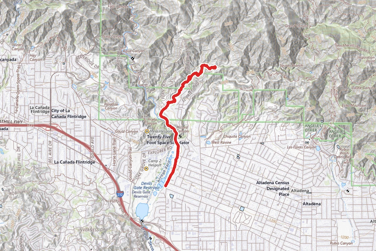 El Prieto Trail