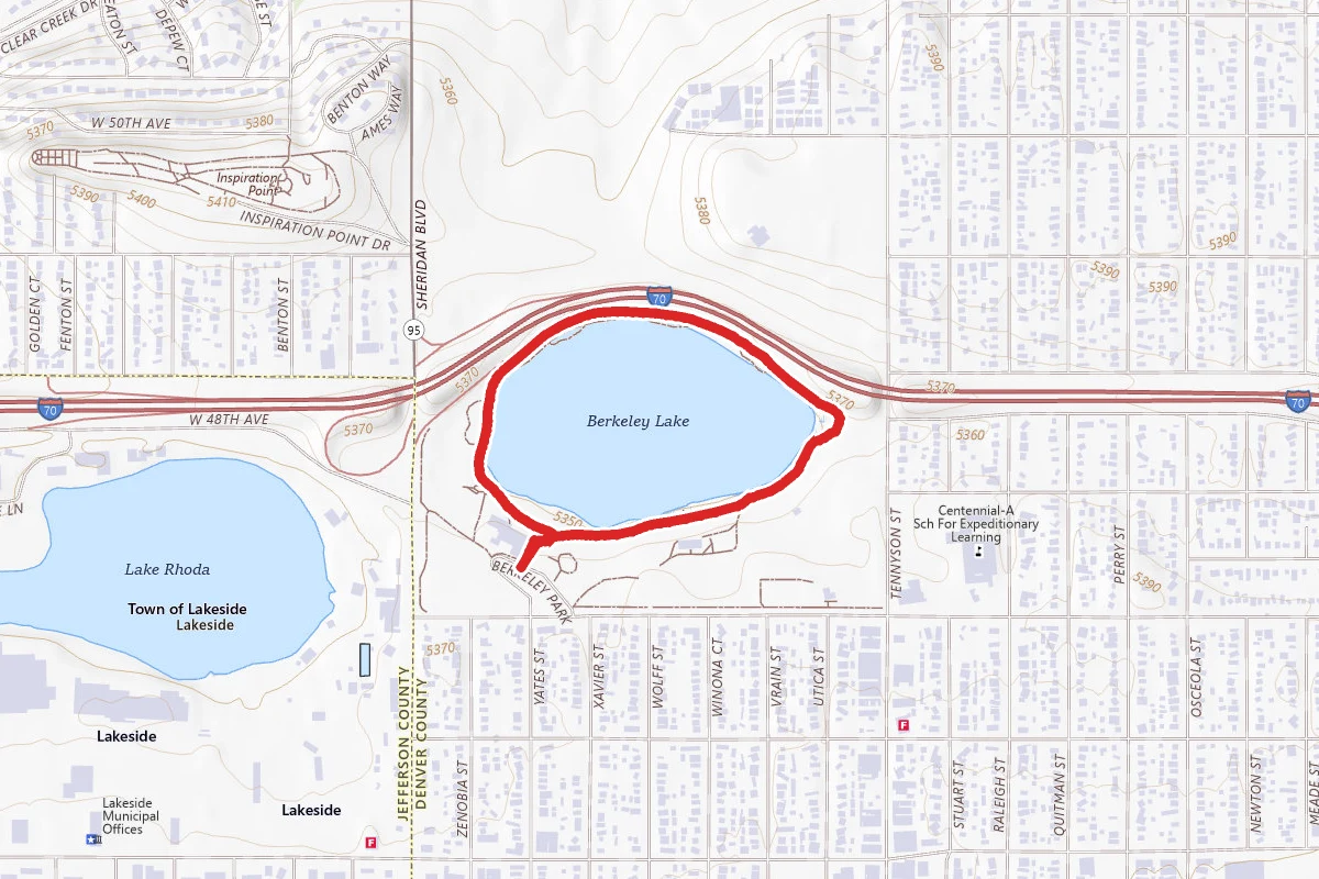 Berkeley Lake Park Loop
