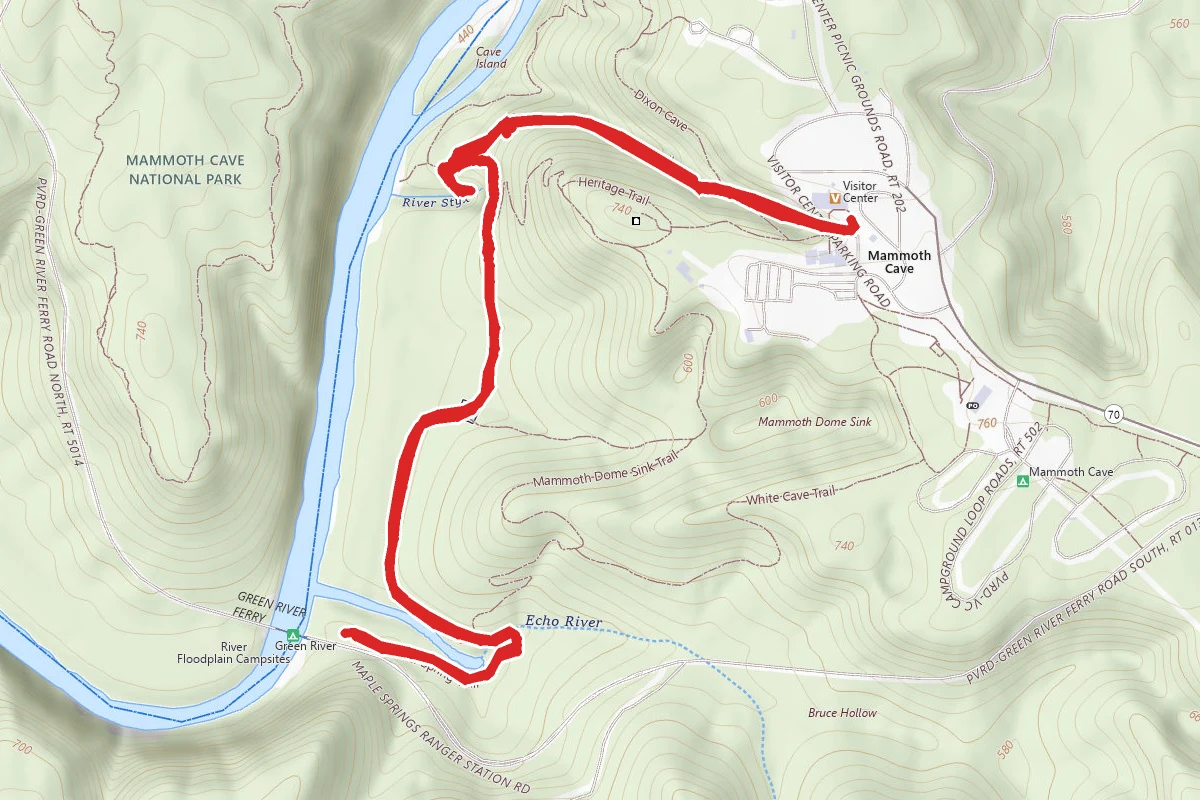 Echo River and River Styx Springs Trail