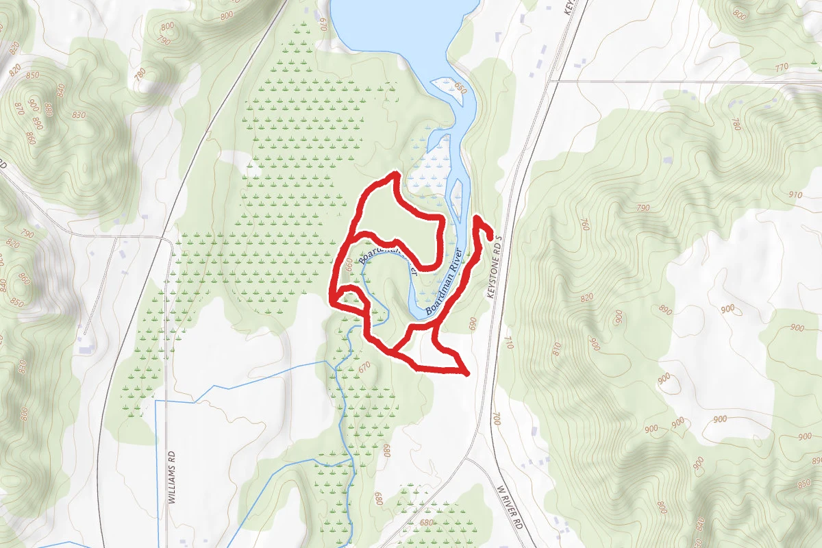 Lone Pine and Keystone Rapids Trail