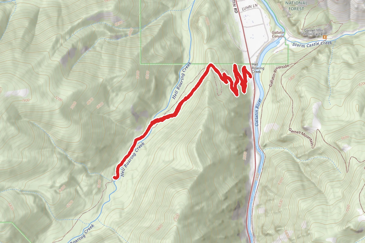 Hell Roaring Creek Trail