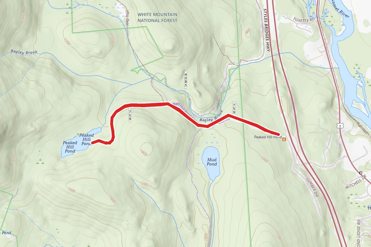 Peaked Hill Pond Trail