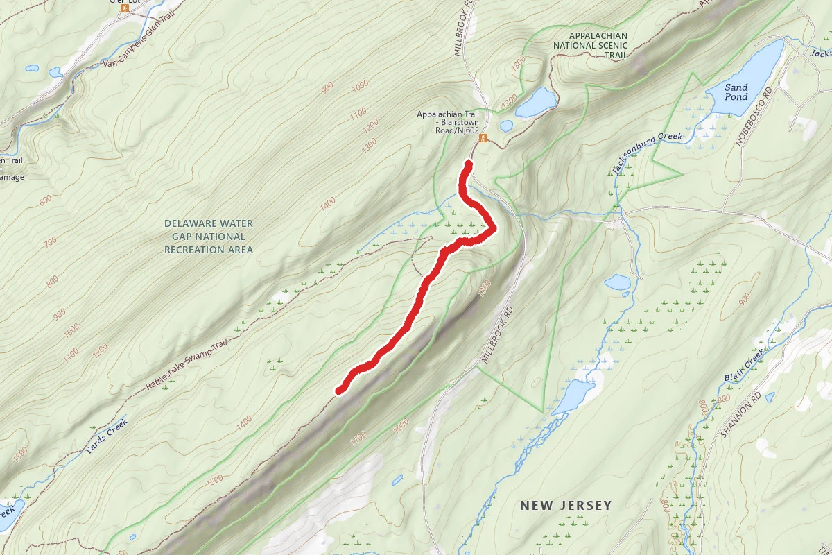 Catfish Station Fire Tower via Appalachian Trail