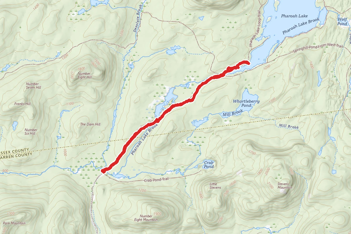 Pharaoh Lake from the South