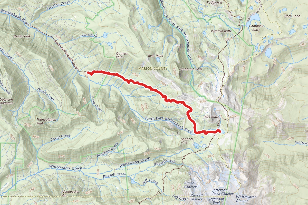 South Breitenbush Trail