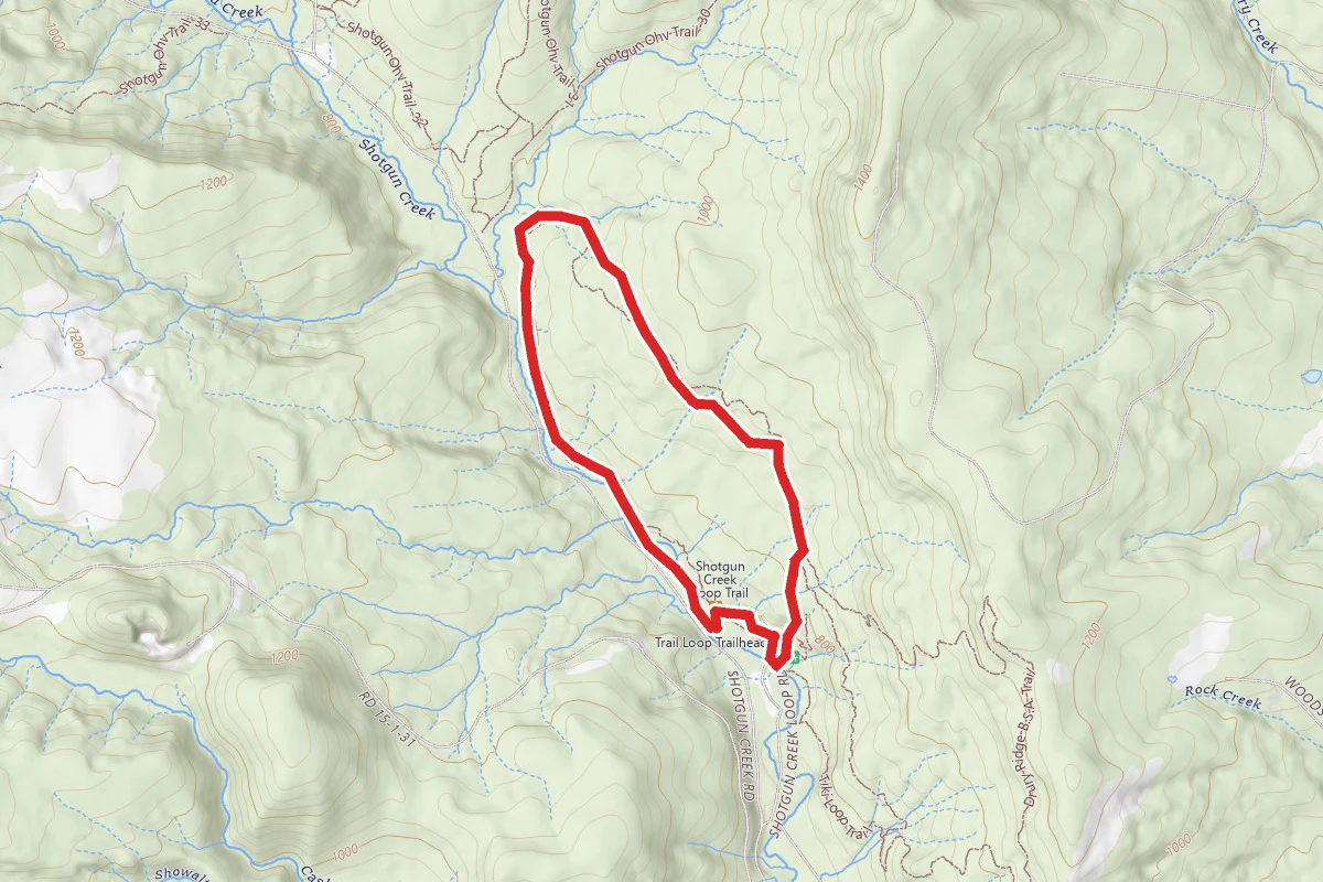 Upper Shotgun Creek Trail
