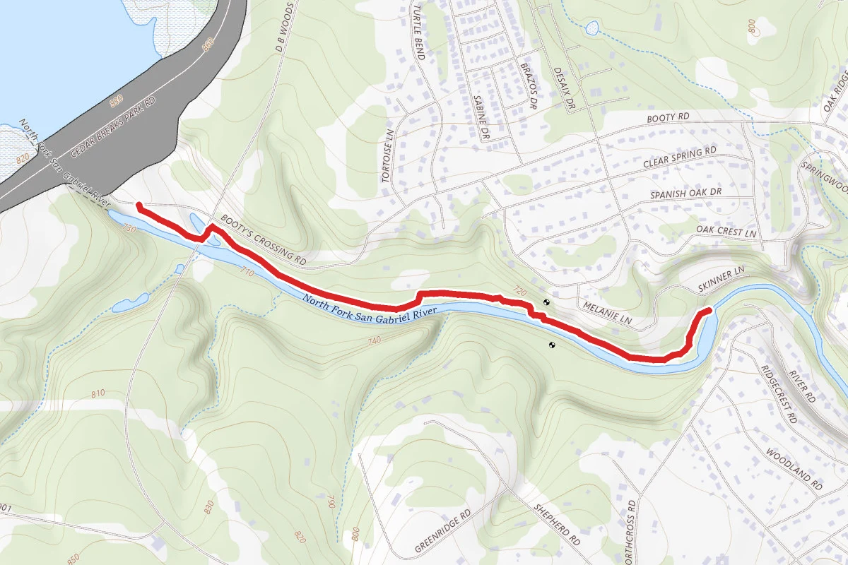 Booty Road Park Trail