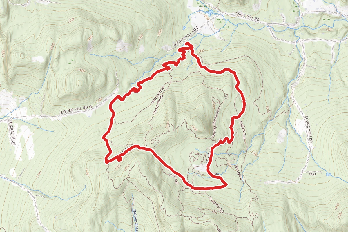 Maiden, Eagle's, Missing Link and Homestead Trail