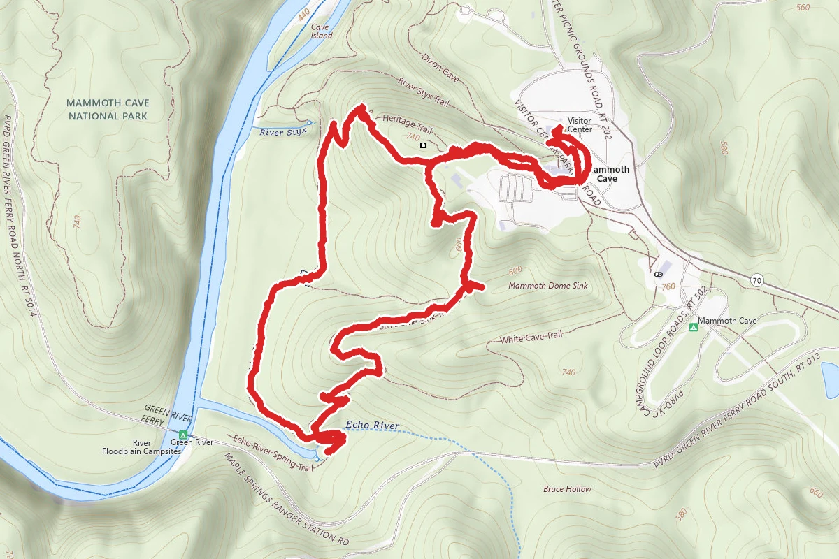 Echo River Spring and Sinkhole Loop