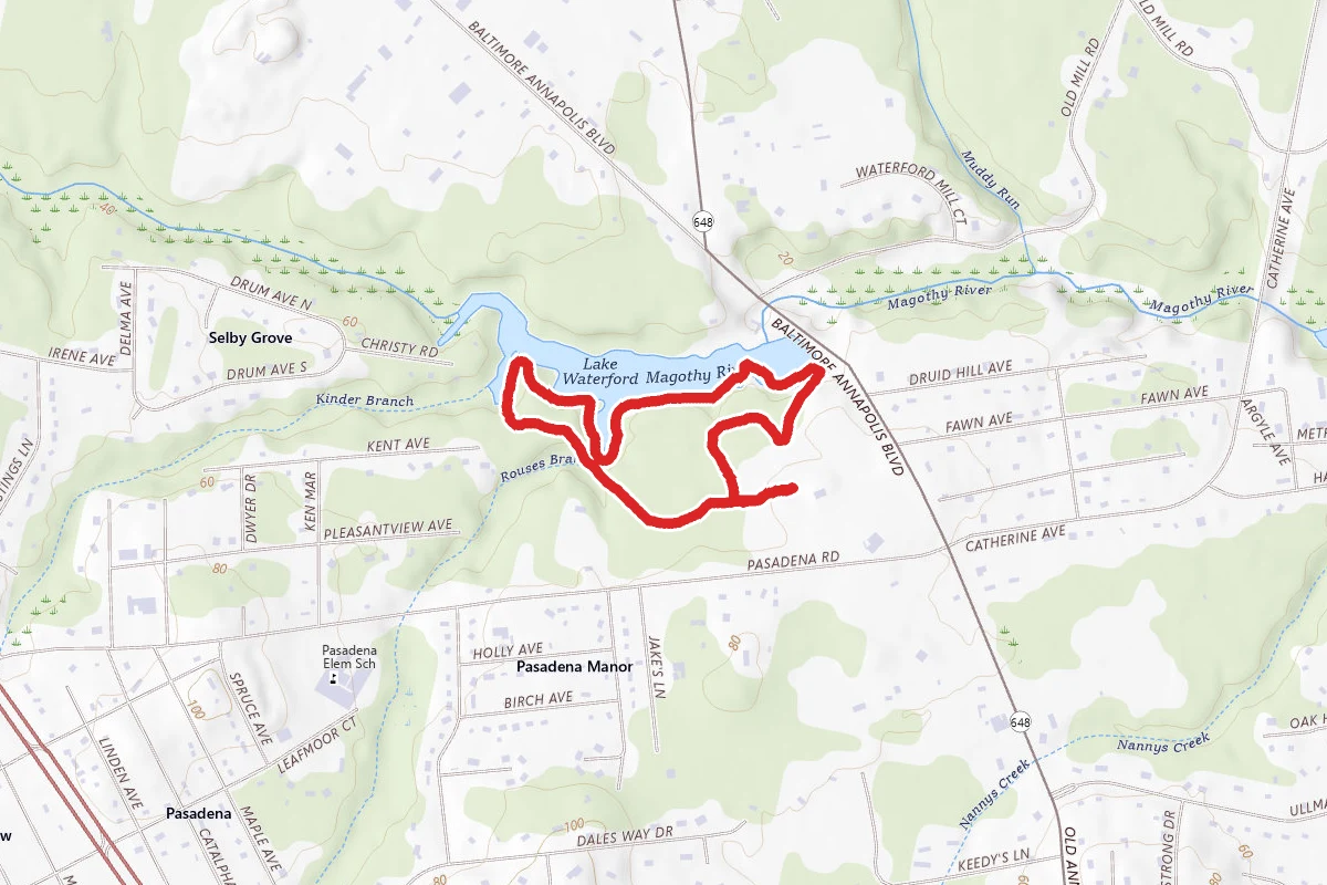 Lake Waterford Park Trail
