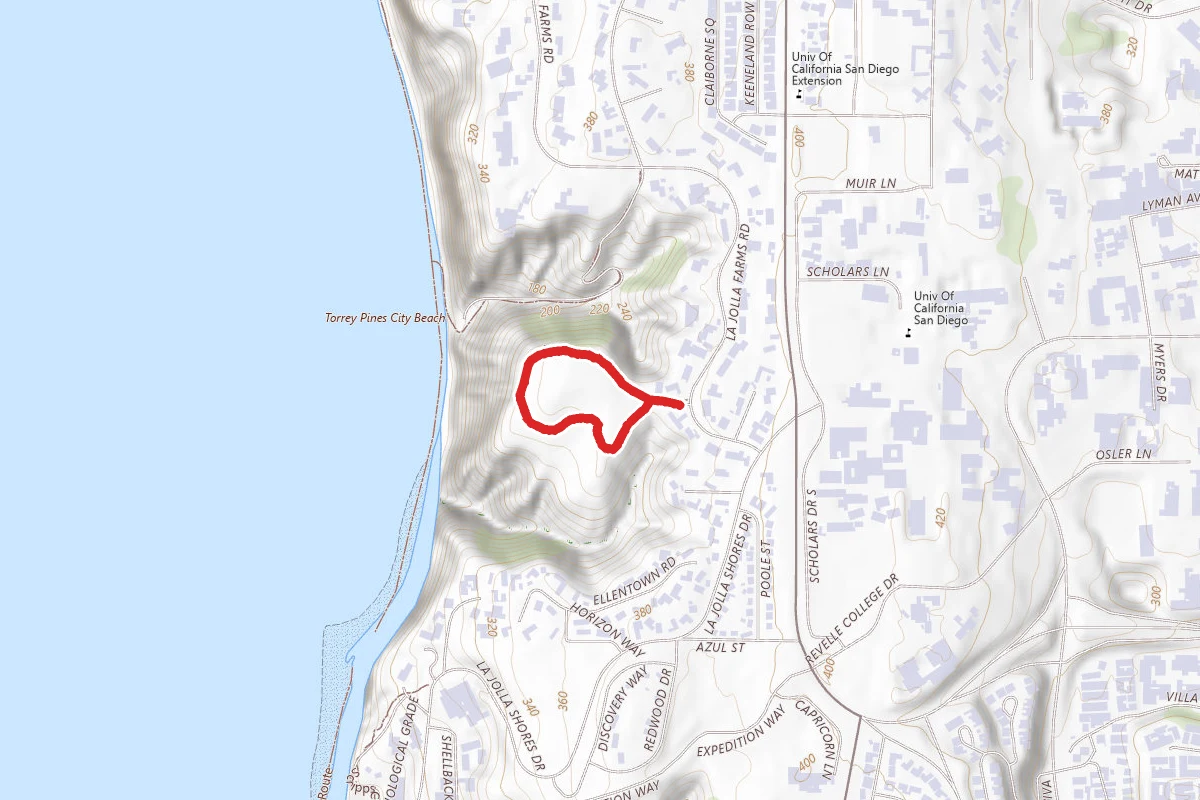 Scripps Coastal Reserve Biodiversity Trail Loop