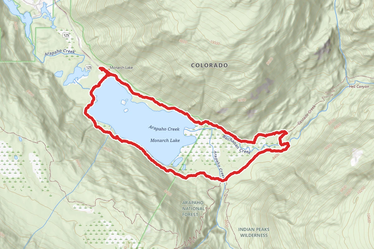 Monarch Lake Loop Trail