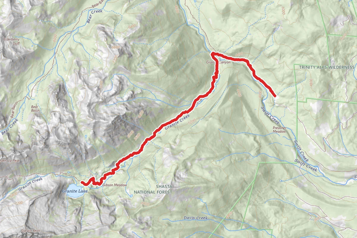Granite Lake via Swift Creek Trail