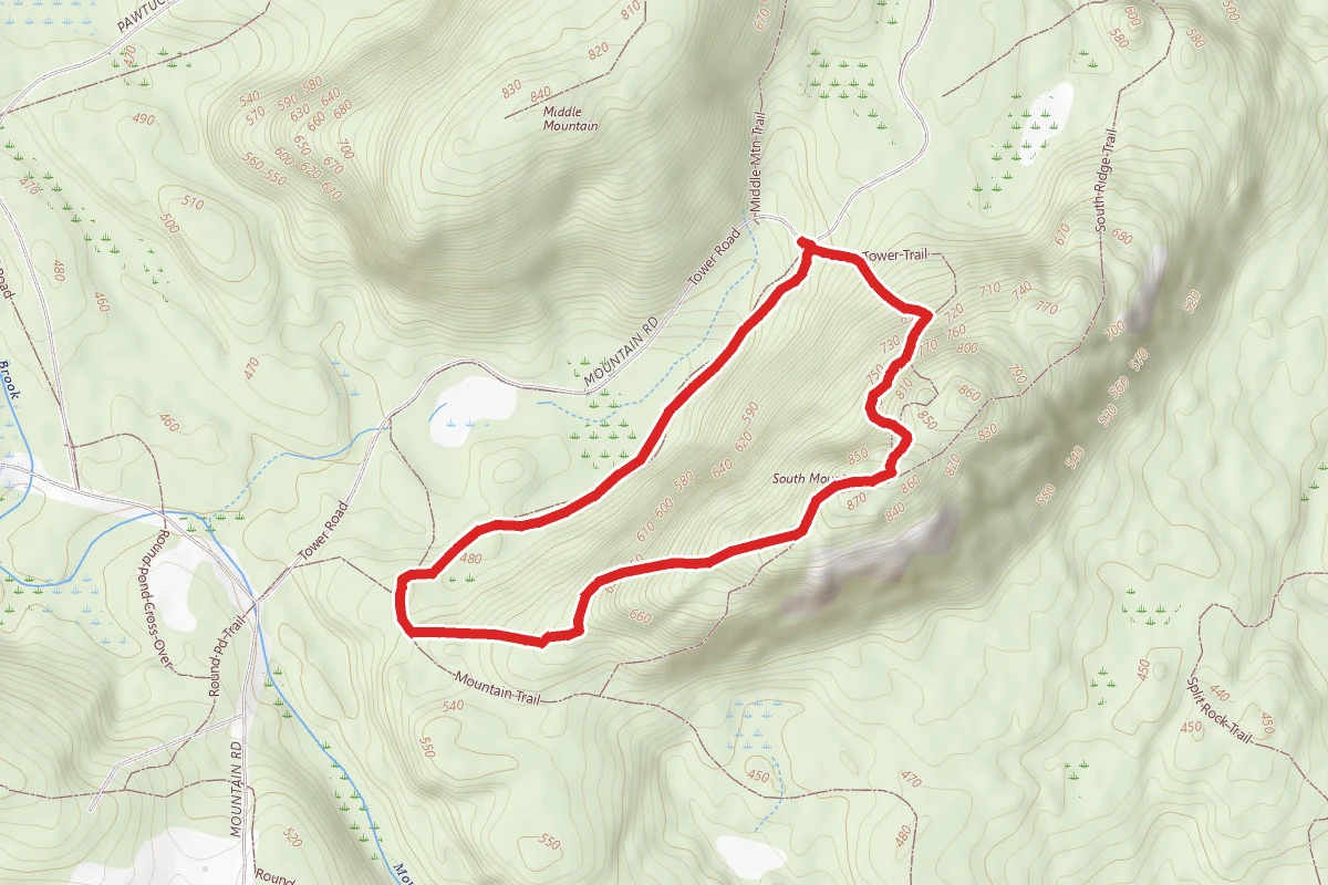 Mountain Trail to South Ridge Trail Loop