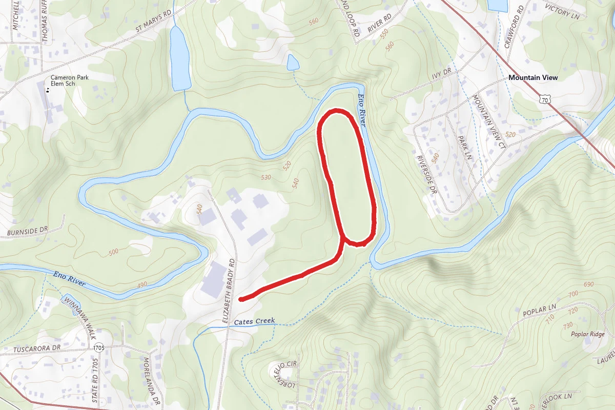 Historic Occoneechee Speedway Trail