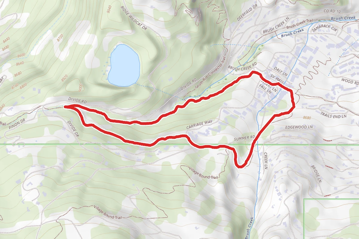 Village Bound, Sleigh Ride, and Nature Trail Loop