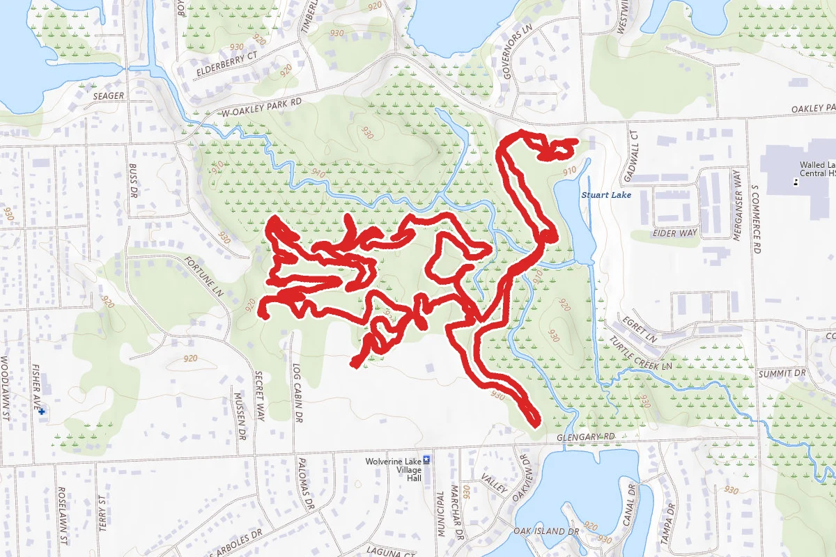 Hickory Glen Mountain Bike Trail