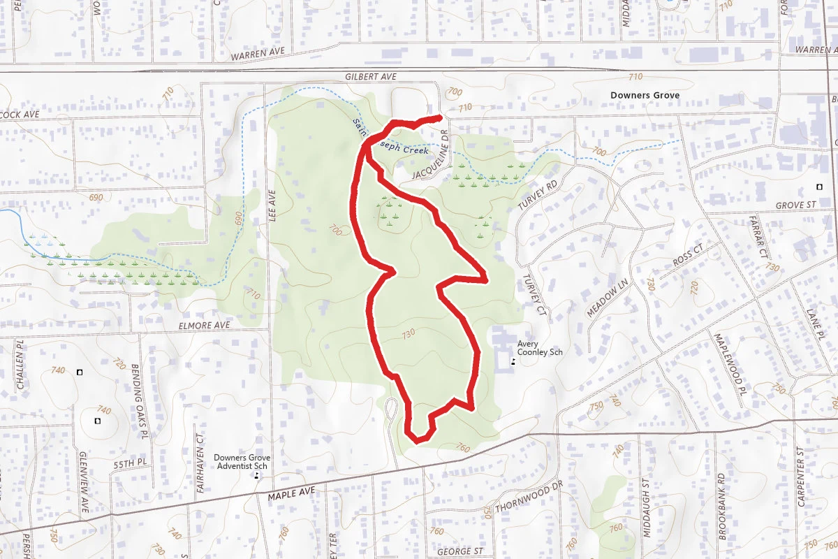 Maple Grove Forest Preserve Trail