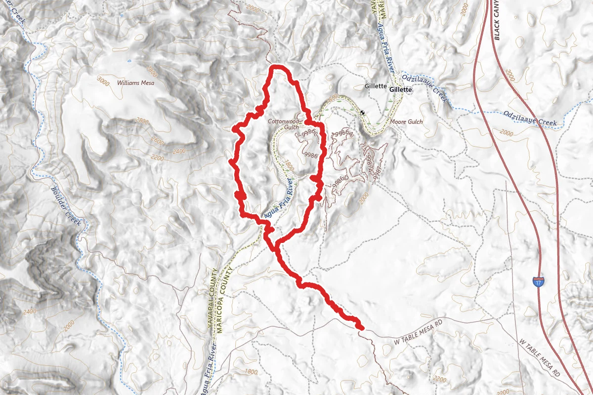 Black Canyon Trail Little Pan Loop