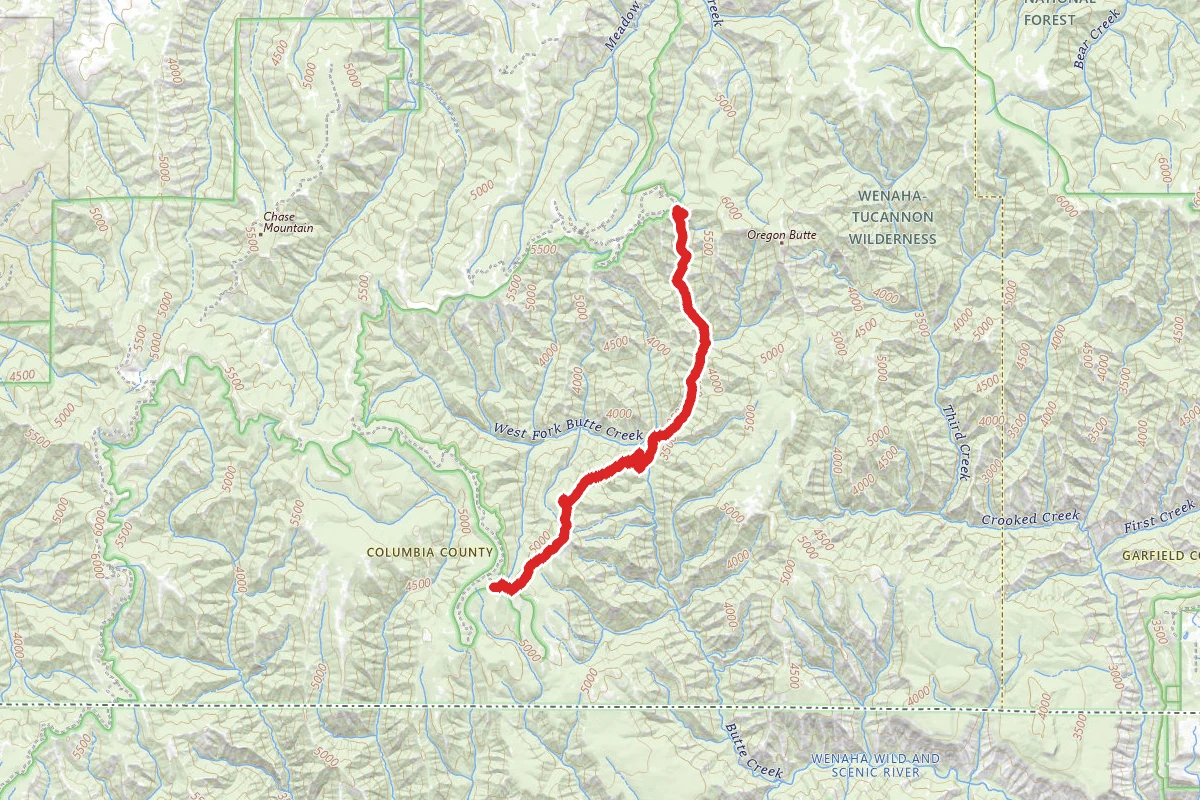 East Butte Creek Trail