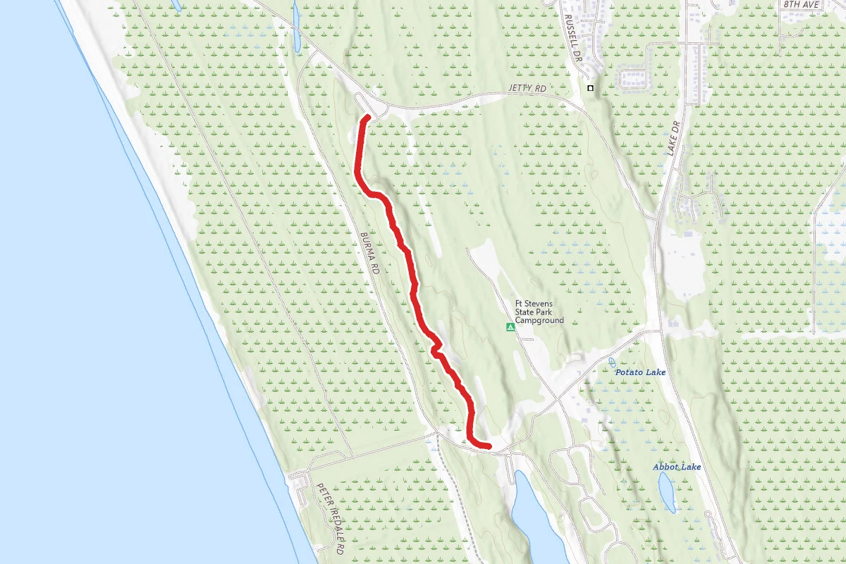 Fort Stevens Ridge Trail