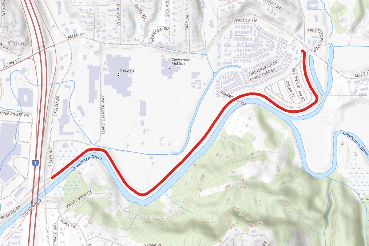 Coweeman River Trail