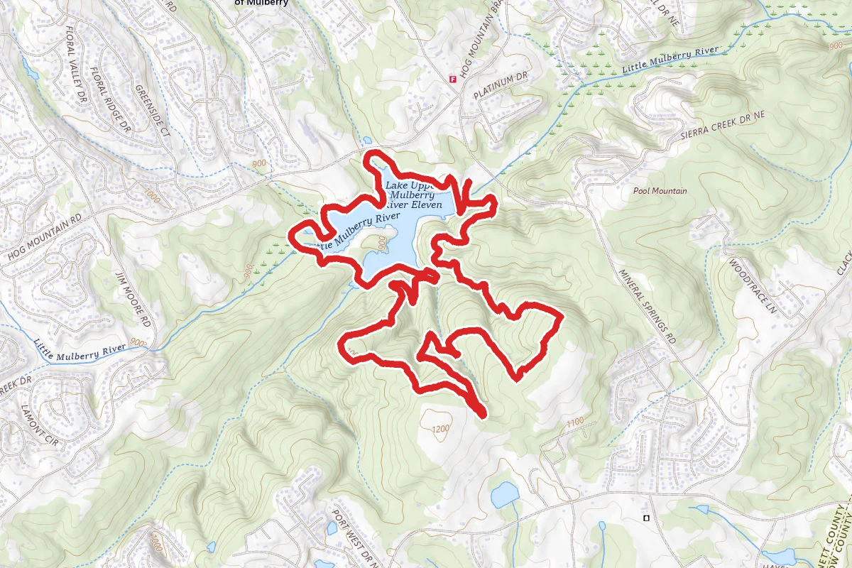 Miller Lake and East Mulberry Equestrian Loop