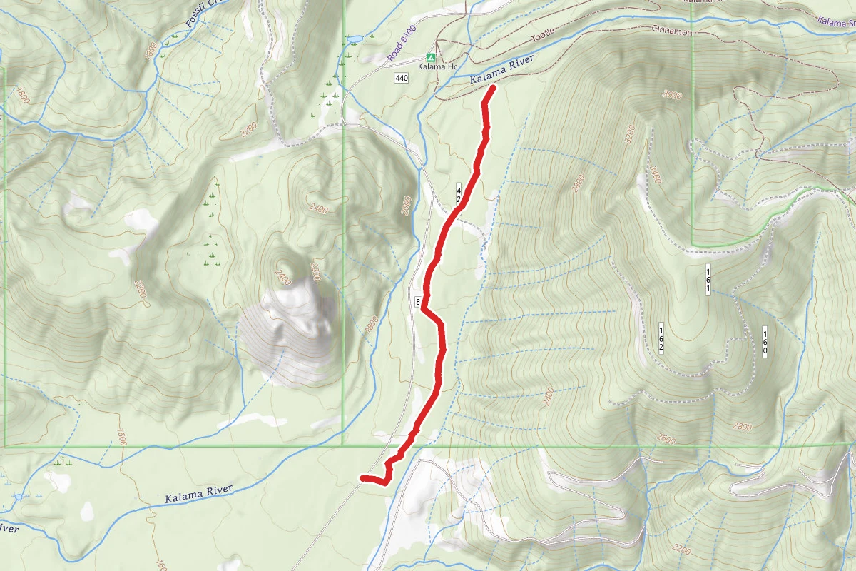 Kalama Falls Trail