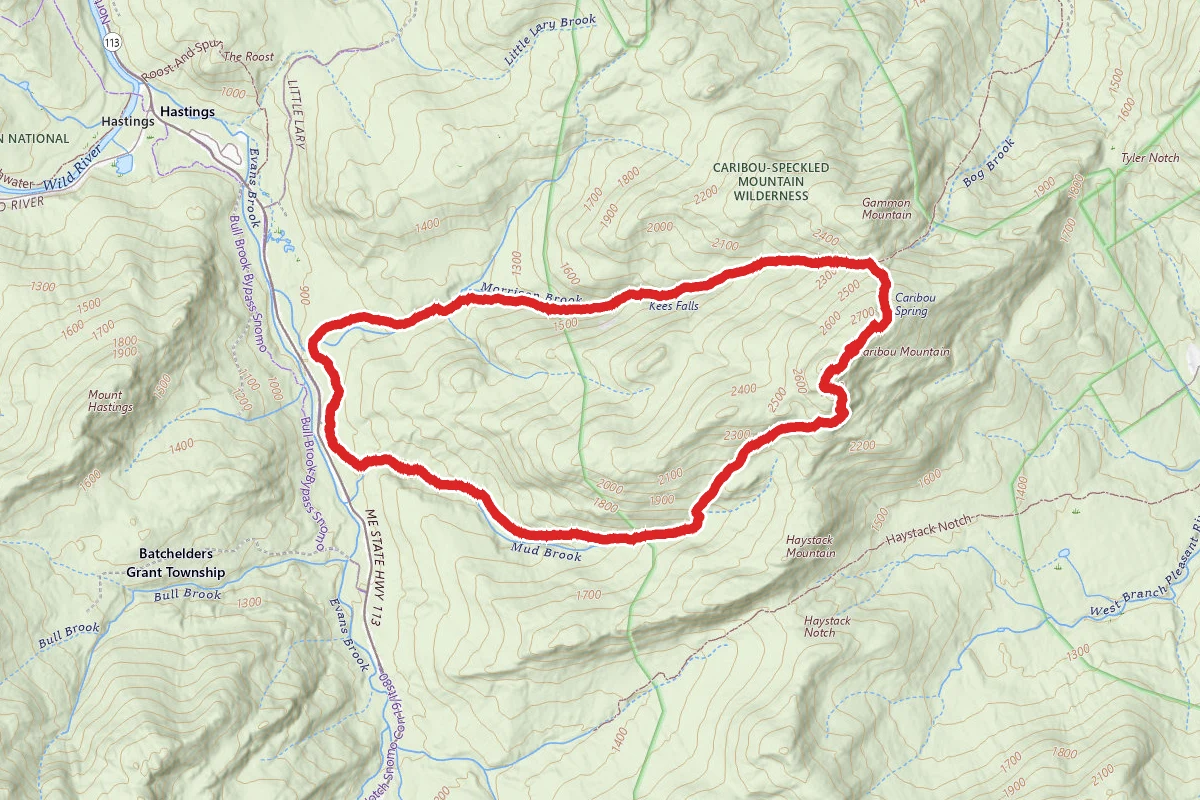 Mud Brook and Caribou Loop