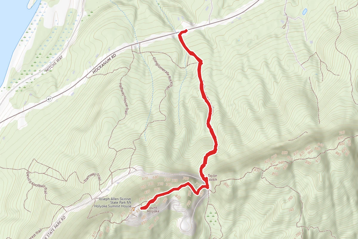 Summit House via Taylor's Notch Trail