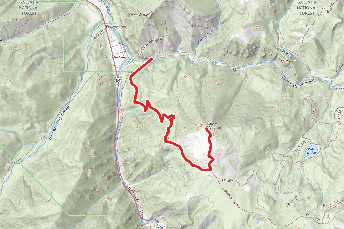 Garnet Mountain Trail