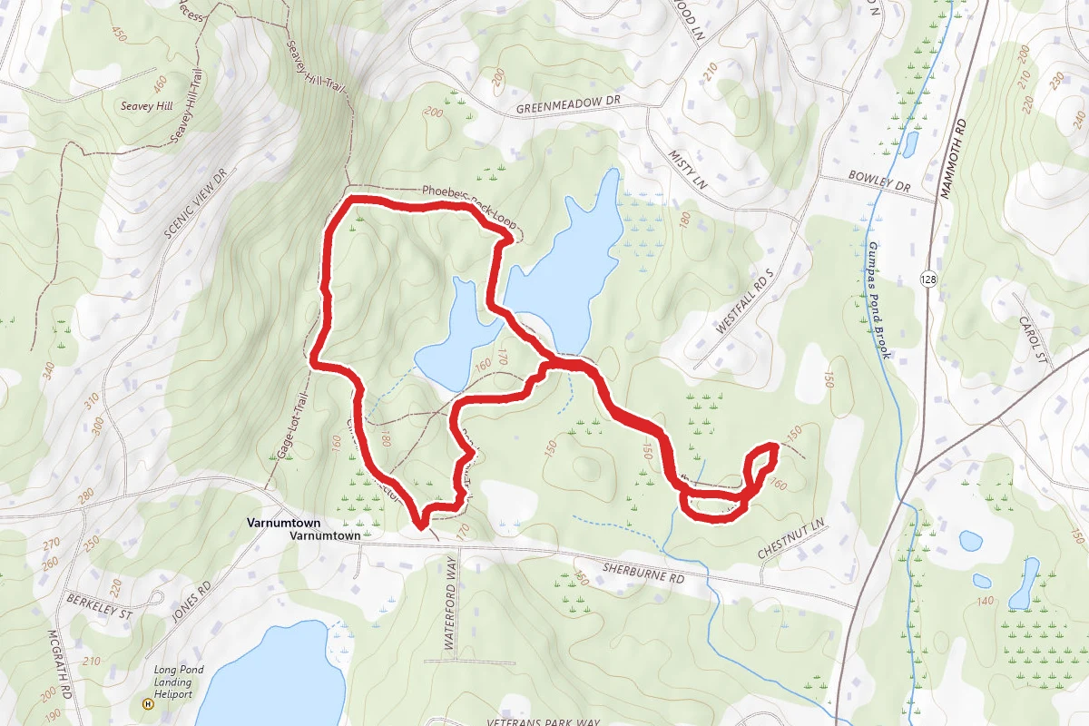 Clifton, Phoebe Rock and Charles Jack Path