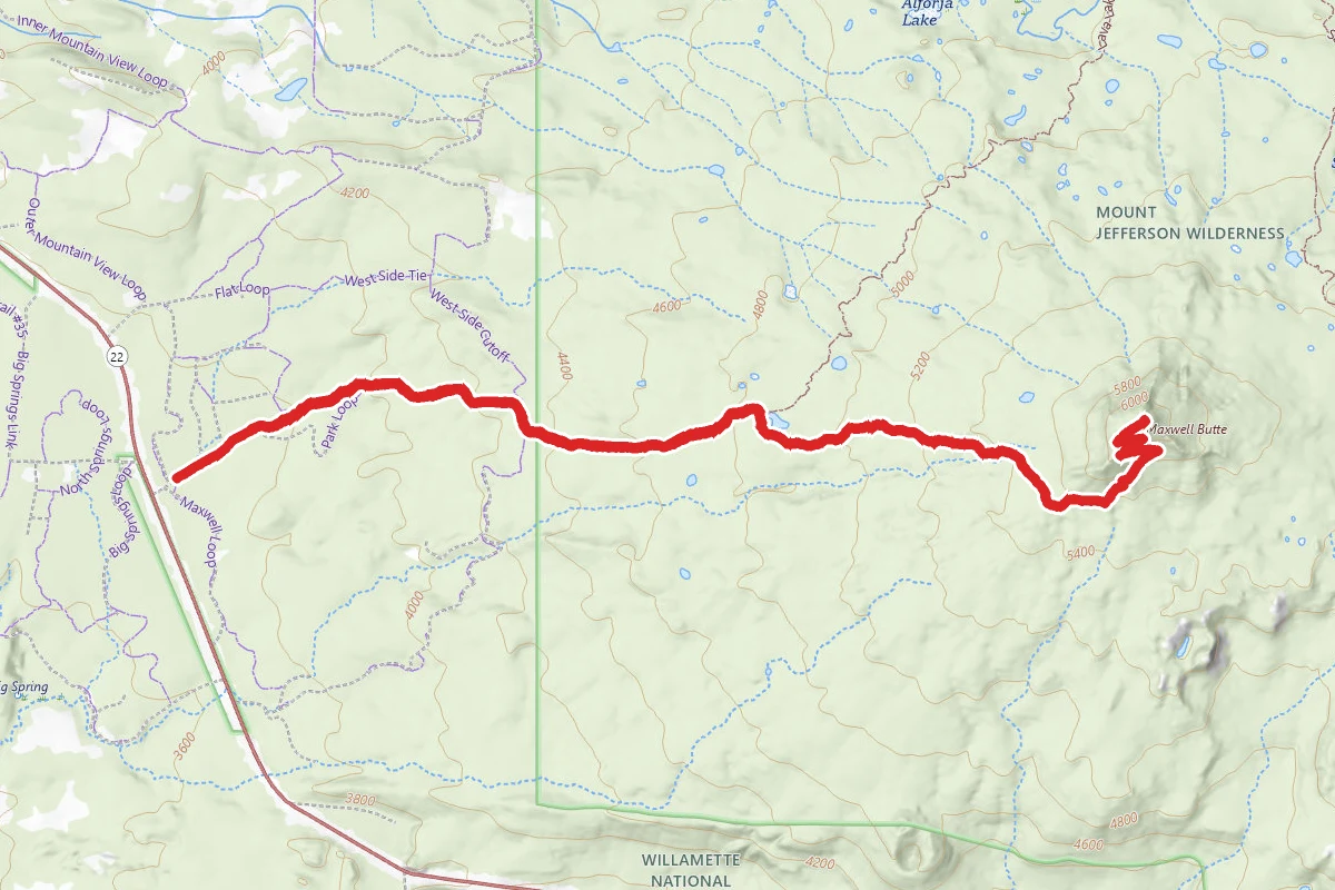 Maxwell Butte Trail