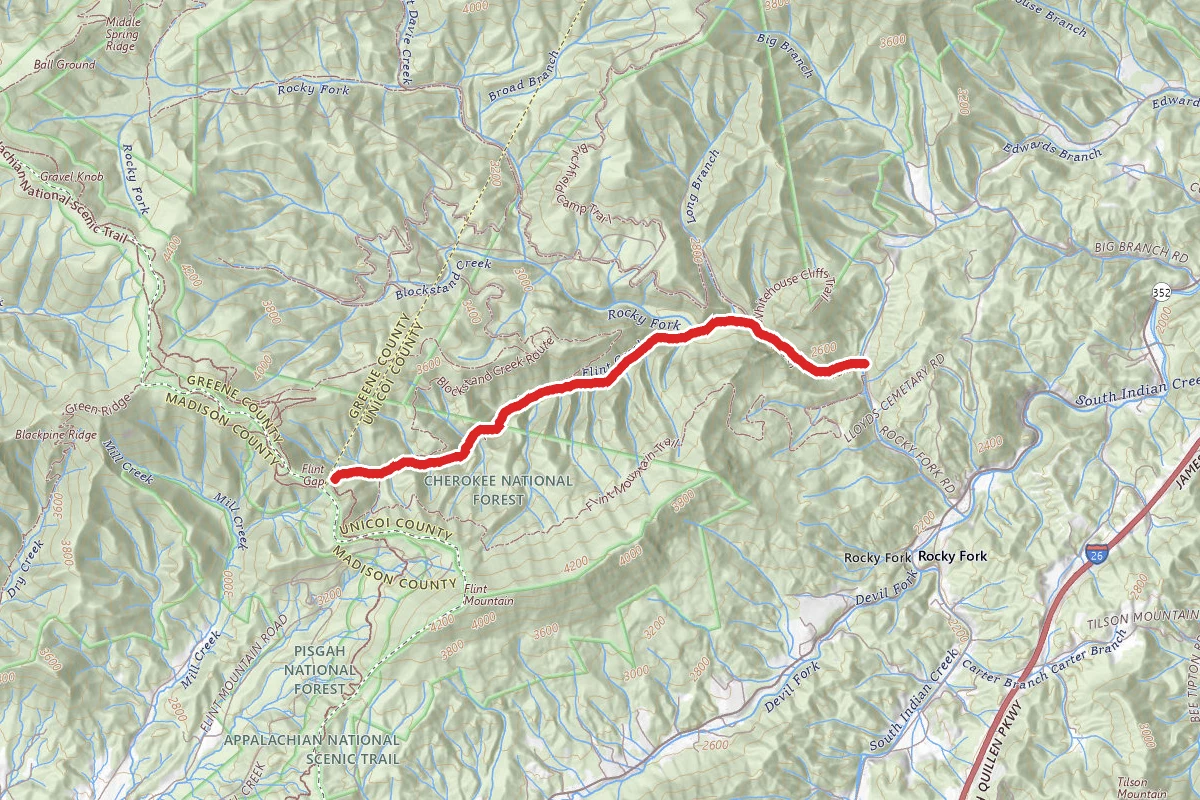 Rocky Fork to Flint Gap