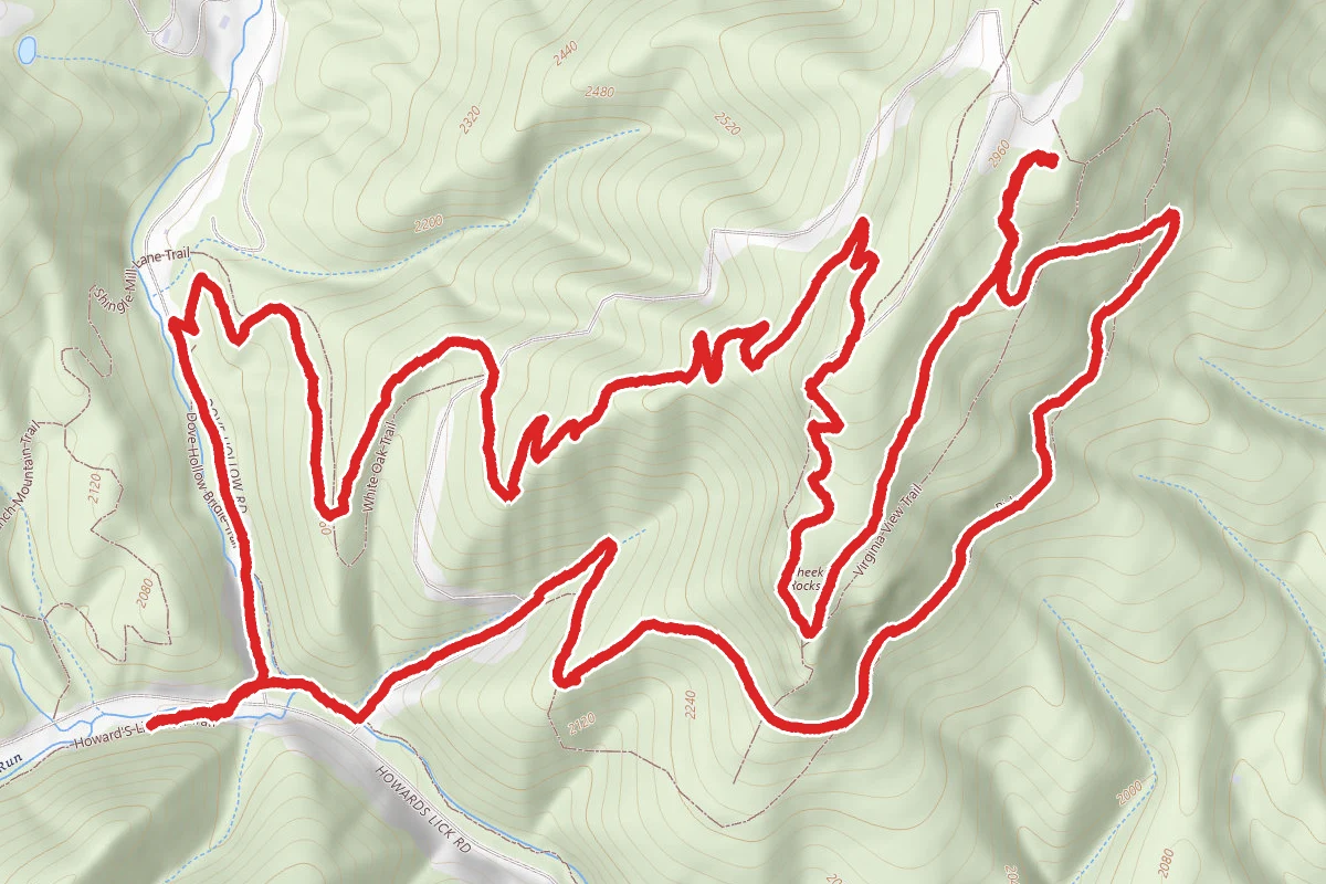 White Oak to Big Ridge Loop