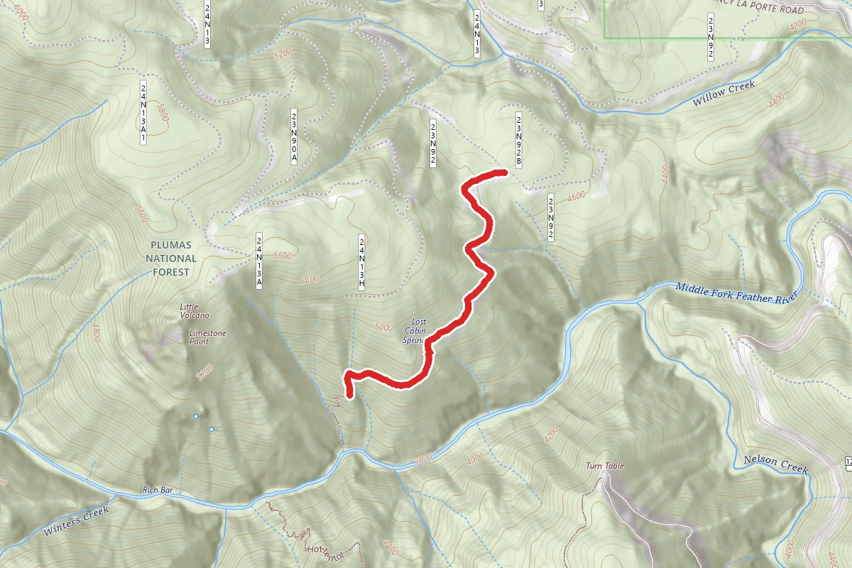 Lost Cabin Spur