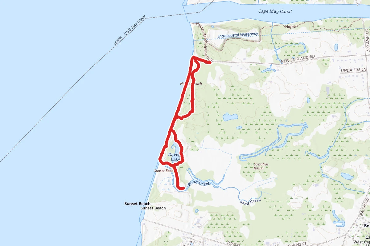 Higbee Beach Loop Trail