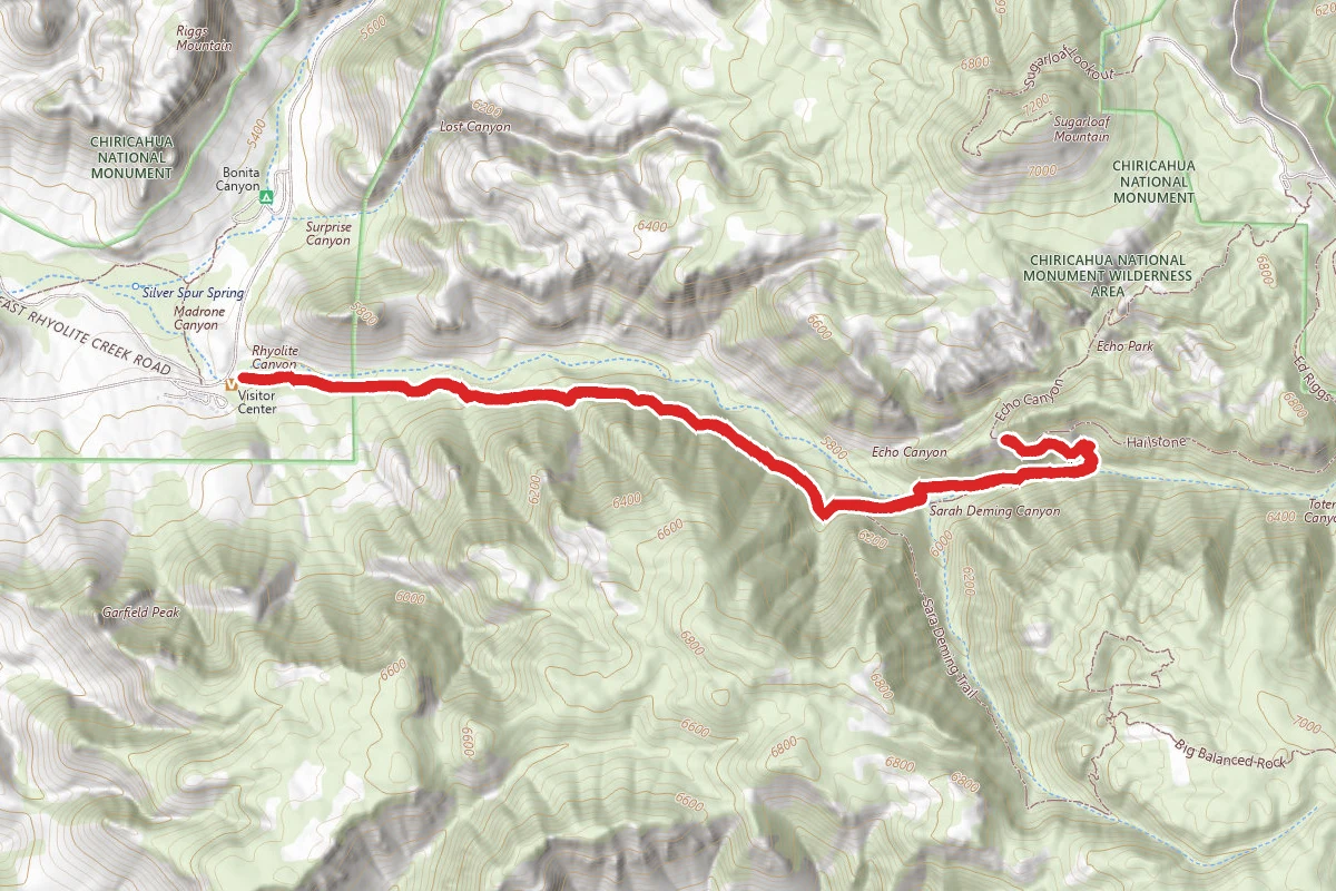 Rhyolite Canyon Trail