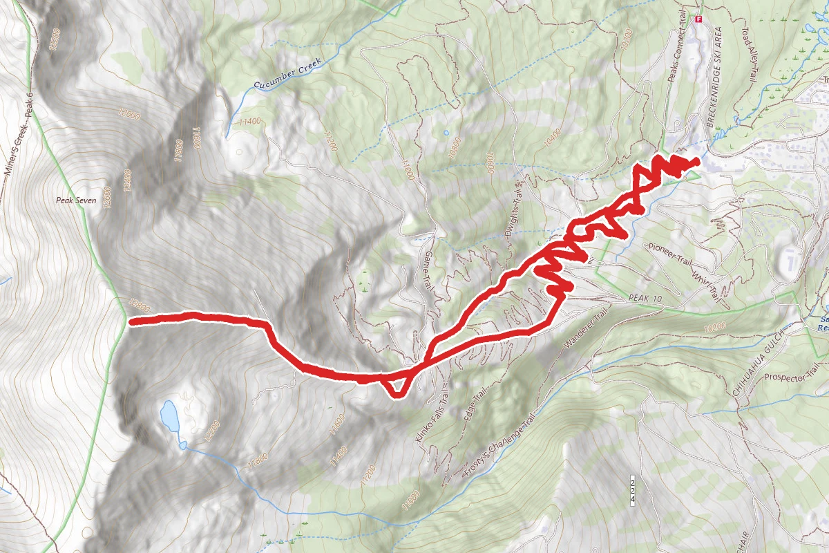 Breckenridge Peak 8 Trail